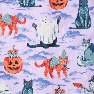 Printfresh Halloween Cats Long Sleeve Pajama Set